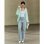 Quần jean ống suông nữ Gilee dáng dài lưng cao, chất vải cao cấp, quần jeans tôn dáng chân thanh lịch Pancy