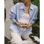 Áo sơ mi nữ tay dài GILLEE sơ mi kẻ sọc oversized nhiều màu, sơ mi form rộng cao cấp chống nhăn FAS292