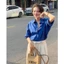 Áo sơ mi nữ GILLEE sơ mi dáng oversized, sơ mi form rộng vải kate Mỹ thấm hút, chống nhăn FAS327