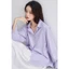 Áo sơ mi kẻ sọc nữ GILLEE dáng oversized, sơ mi form rộng vải kate Mỹ chống nhăn, thấm hút tốt FAS298