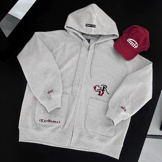 [CINDER] Áo Hoodie Zip Keyboard Cinder Khoá Kéo, Áo Khoác Hoodie Zip Form Rộng Unisex Local Brand Chính Hãng