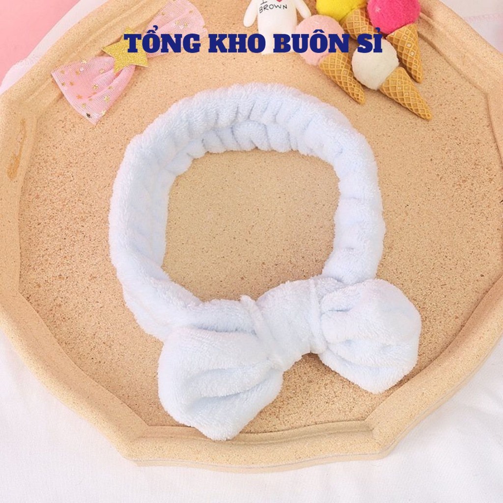 Băng đô nơ trang trí tóc kiểu Hàn Quốc cho bạn gái đáng yêu, Băng đô nơ trang trí tóc siêu đẹp dễ dàng làm sạch