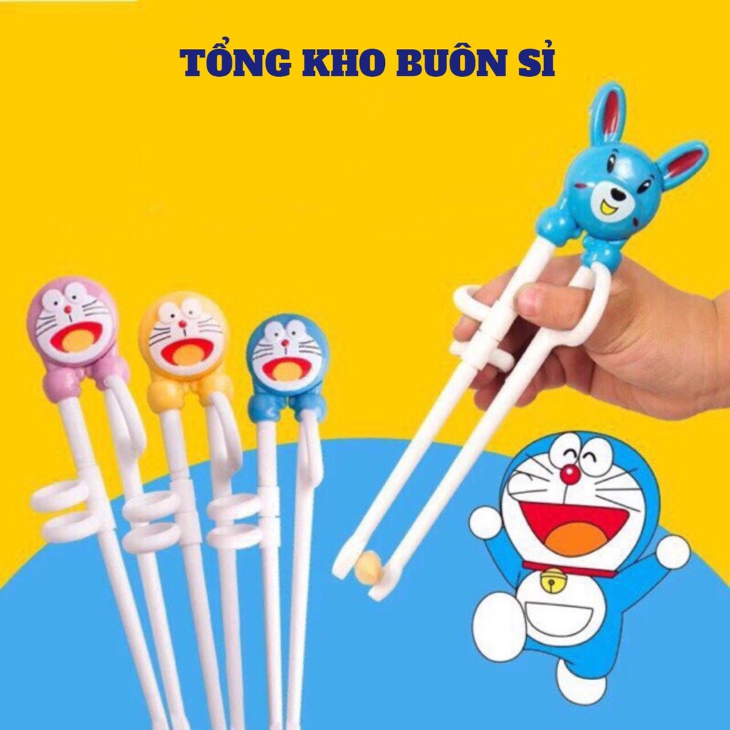 Đôi đũa tập ăn xỏ ngón dễ thương dành cho các bé