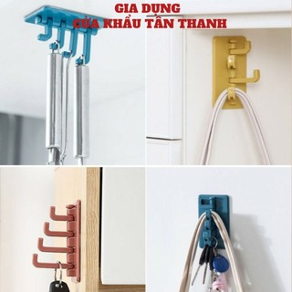 [COMBO 2]Móc Treo Đồ Đa Năng Siêu Dính - Móc Nhựa Dán Tường Gía Treo Đồ Nhà Bếp 4 Tầng (Hình Cây Thông)