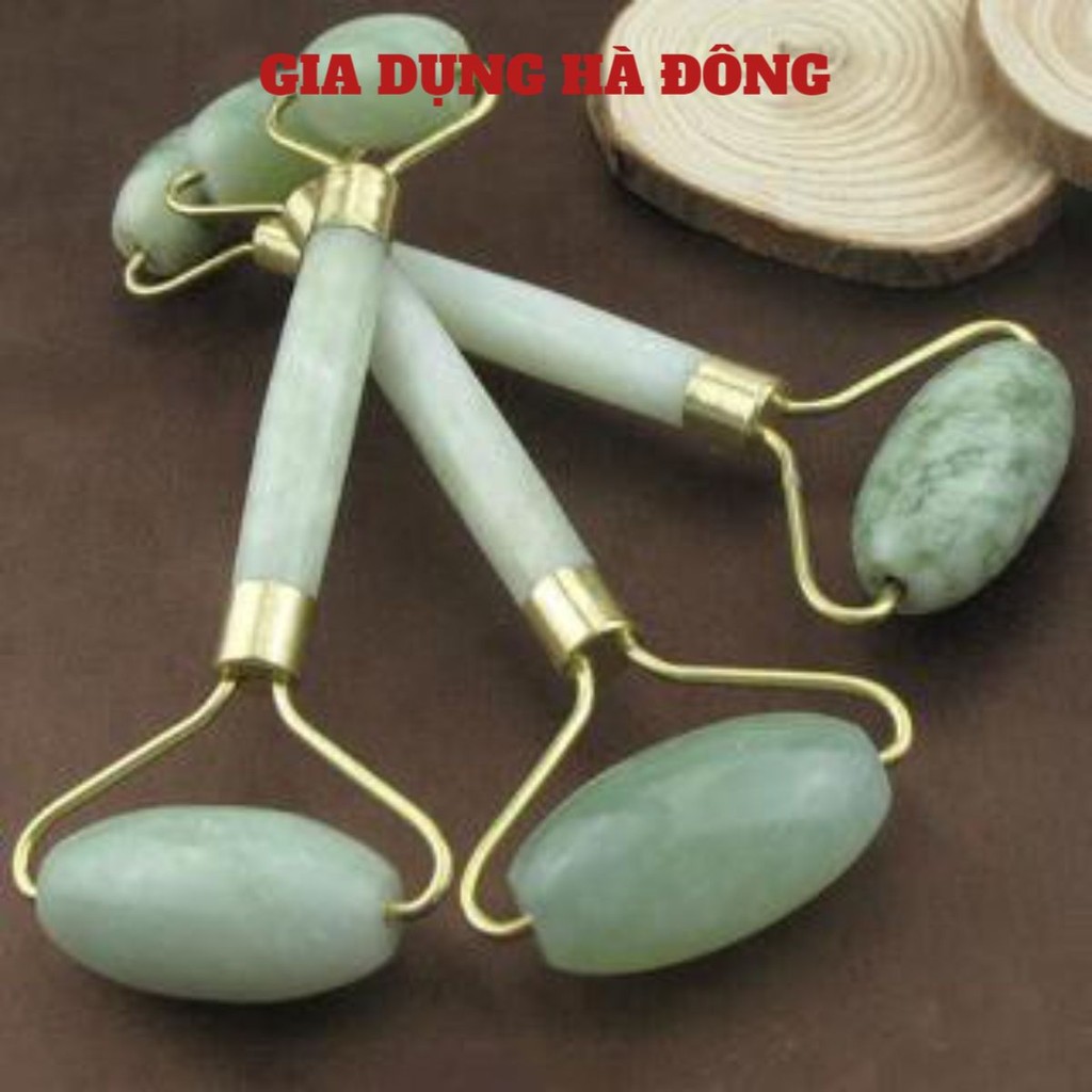 (Cao Cấp) Cây lăn mặt 2 đầu- Thanh Lăn Guasha Mặt 2 Đầu Bằng Đá, Đá Massage Thon Mũi Dùng Trong Spa ❤️ 𝗚𝗜𝗔𝗗𝗨𝗡𝗚𝗛𝗔𝗡𝗢𝗜𝟯𝟵 ❤️