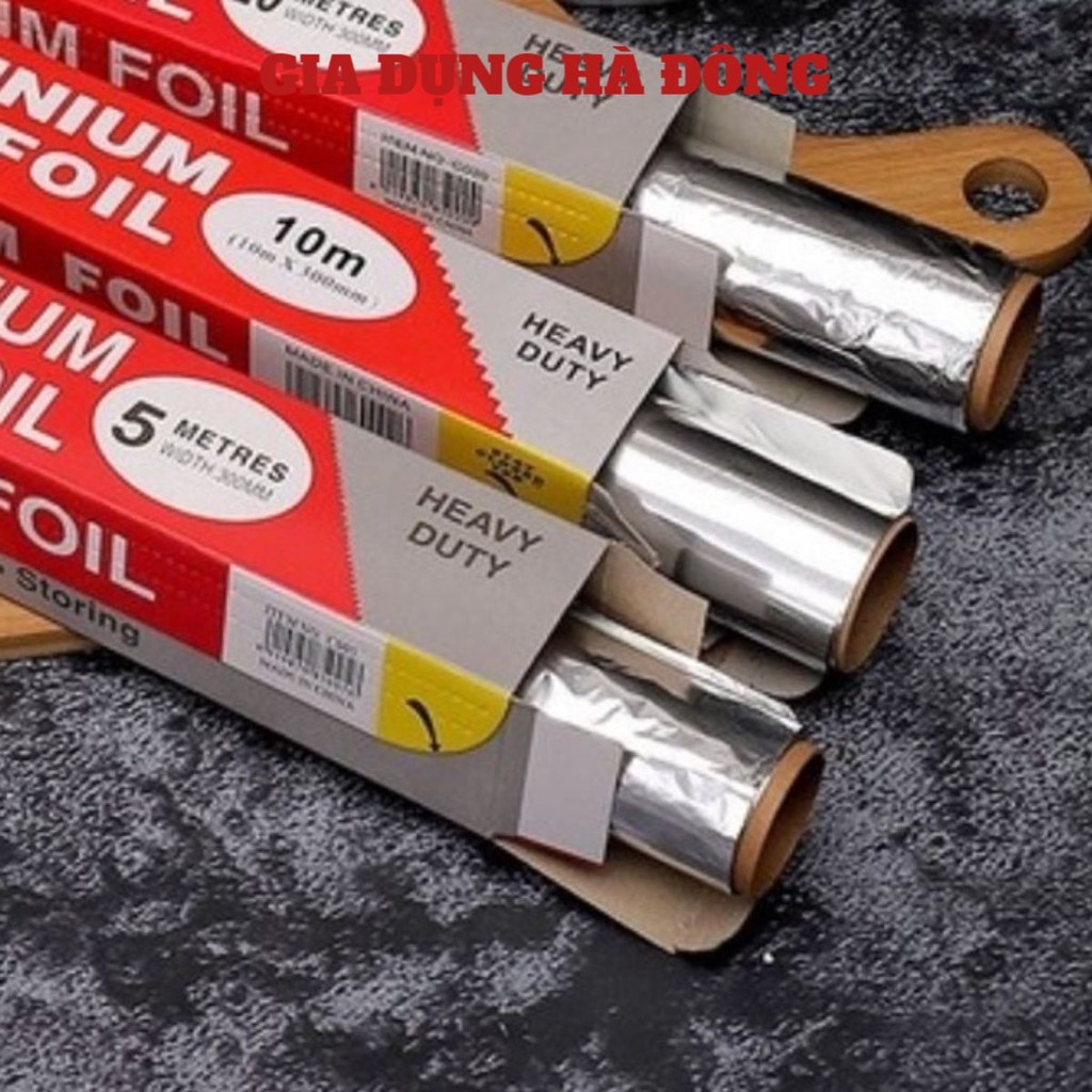 (COMBO 5) Cuộn giấy bạc nướng nhôm 5 mét KAULUS bọc thực phẩm dùng cho nồi chiên không dầu, lò nướng ❤️ 𝗚𝗜𝗔𝗗𝗨𝗡𝗚𝗛𝗔𝗡𝗢𝗜𝟯𝟵 ❤