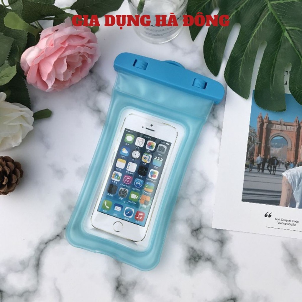 [COMBO 10] Túi Chống Nước Điện Thoại Kèm Dây, Túi đựng điện thoại chống nước đi mưa, đi biển siêu dễ thương