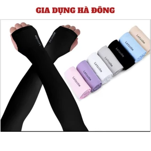 Găng Tay Chống Nắng Chạy Xe Thể Thao Nam Nữ Xỏ Ngón Let’s Slim Vải Cotton Loại 1 Dày Dặn Đa Năng Cao Cấp Chống Tia UV