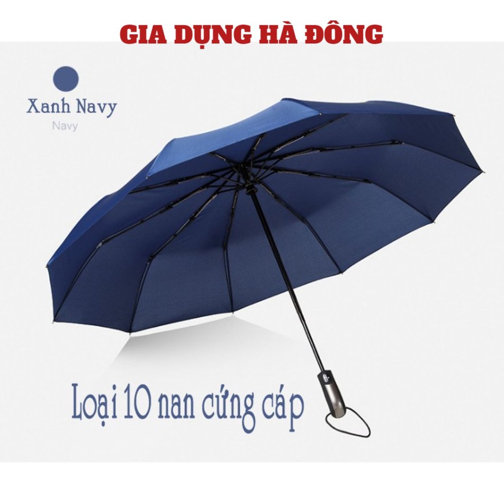 Ô Che Mưa - Dù Che Mưa Che Nắng Mở Nút Tự Động Cao Cấp 8 Nan Gấp Gọn Cỡ Lớn Chống Tia UV gấp gọn