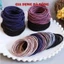 SET 100 Dây thun buộc/cột tóc trơn nhiều màu túi zip ❤️ 𝗚𝗜𝗔𝗗𝗨𝗡𝗚𝗛𝗔𝗡𝗢𝗜𝟯𝟵 ❤️