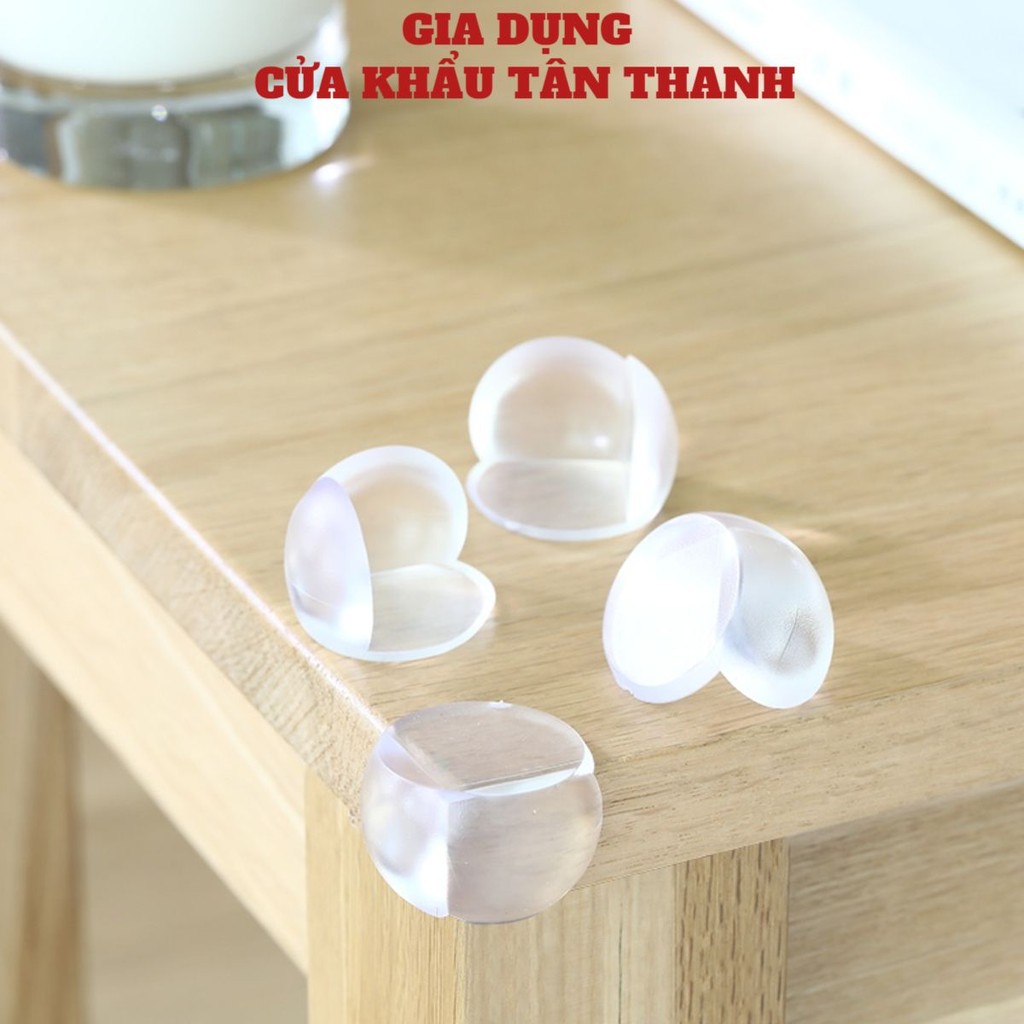 [VIDEO THẬT] Miếng bịt góc bàn, cạnh bàn, góc nhọn bằng silicon bảo đảm an toàn cho trẻ - MẶT CƯỜI/TRÁI TIM/TRÒN (BMC02)