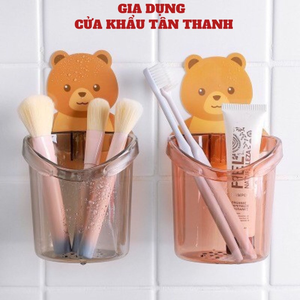 [COMBO 10] Cốc dán tường nhà tắm chú gấu dễ thương (#cốc_gấu)