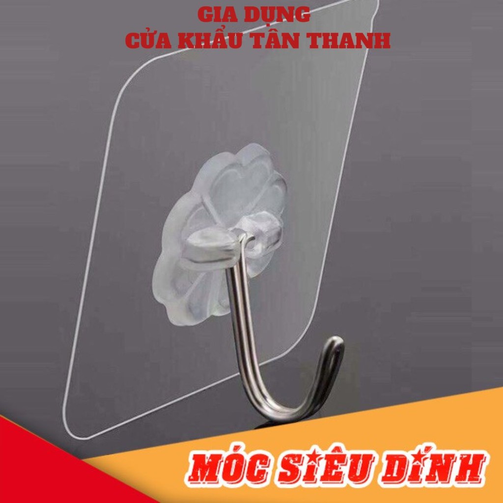 [COMBO 10]Móc Dán Tường Siêu Dính Trong Suốt Chịu Lực Tốt Treo Tường Chắc Chắn 6x6 cm - MY2