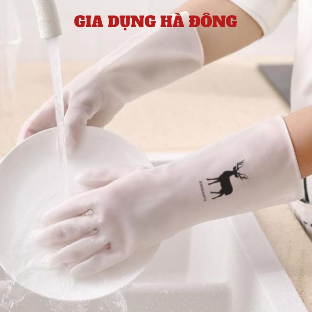Găng tay cao su con hươu siêu bền dai chống ăn mòn bảo vệ đôi tay của bạn #gangtay