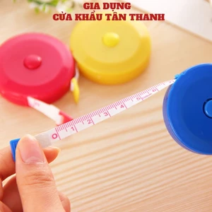 Thước dây cuộn rút có thể thu gọn tự động bằng nút bấm 150cm/60 Inch