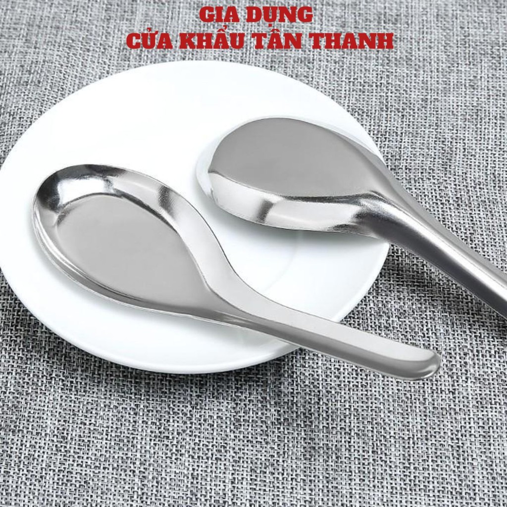 [COMBO 10]Thìa phở Inox 304 loại đẹp bền