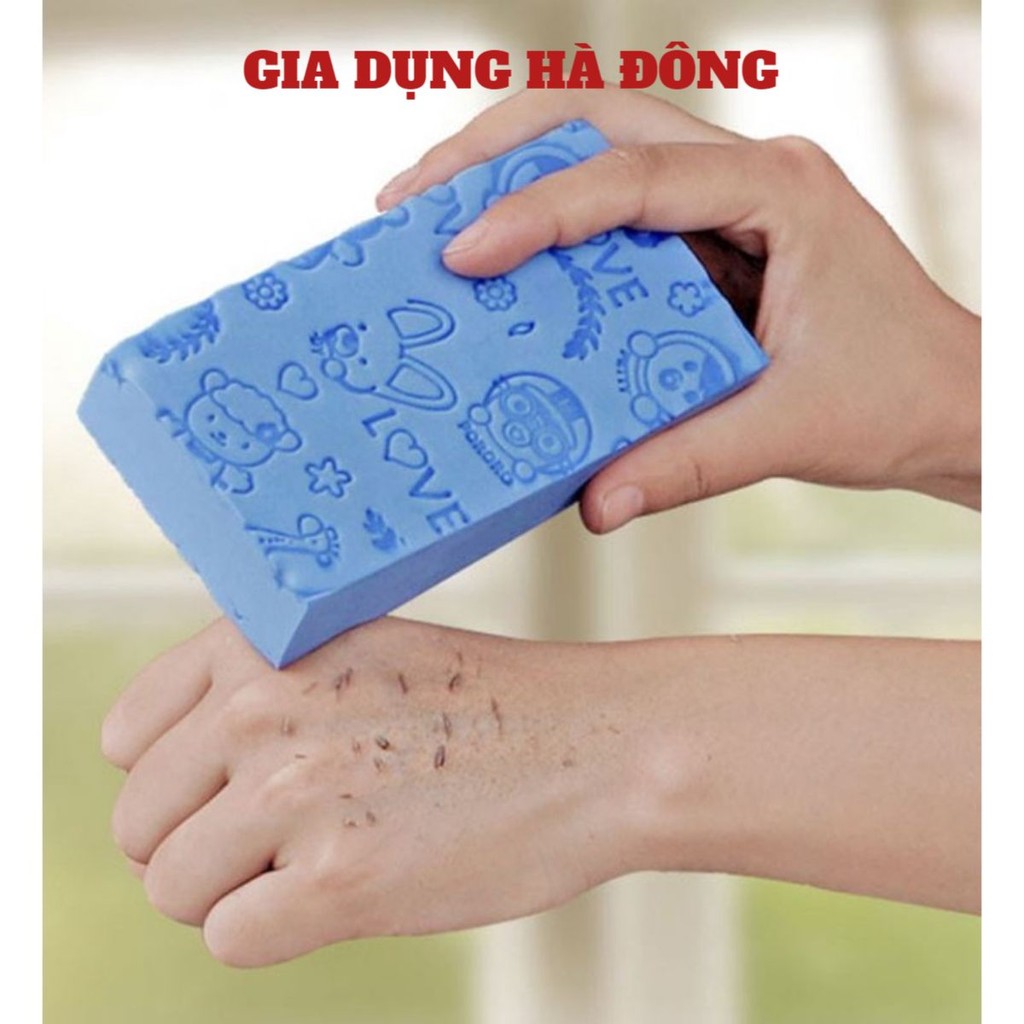 Bông Tắm Bọt Biển - Mút Kì Gét Tẩy Da Chết Siêu Sạch Cho Body Mút Non Siêu Tạo Bọt Bảo Vệ Da #bongtam