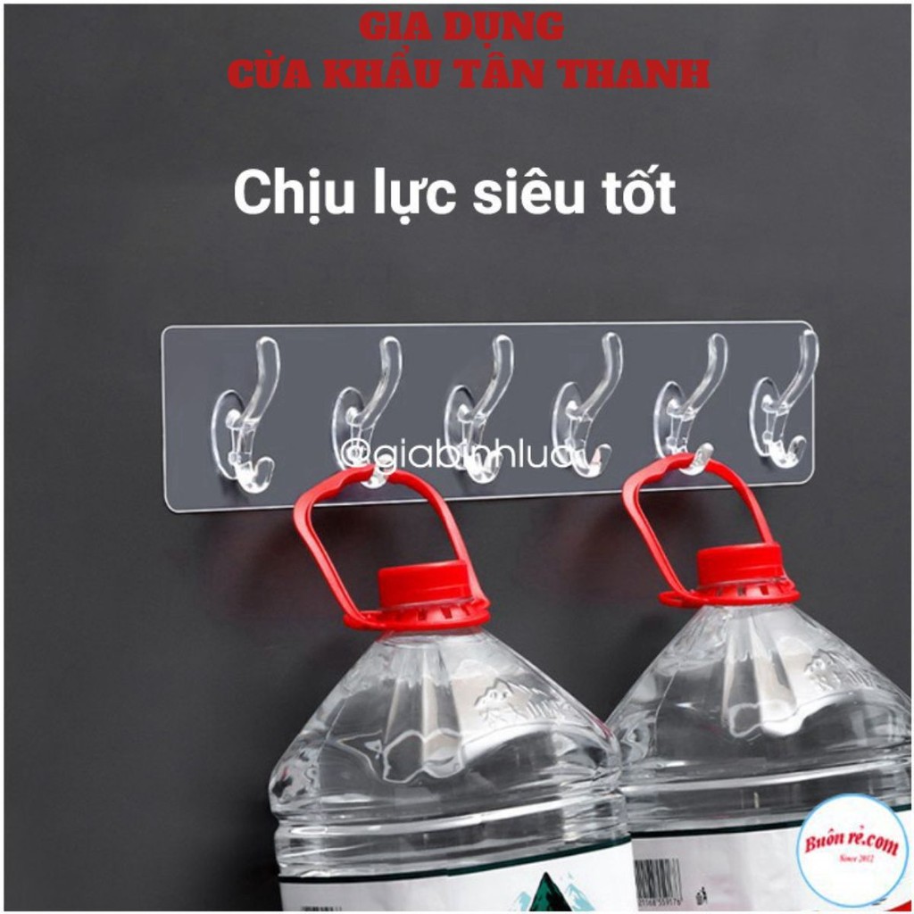 [ RẺ VÔ ĐỊCH ] Kệ Dán Tường Nhà Tắm Tong Suôt Thanh Gía Treo Đồ 6 Đa Năng Tiện Dụng