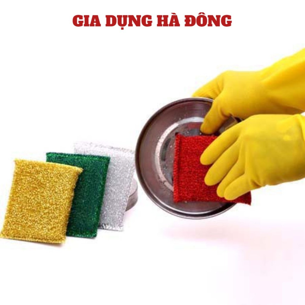 [COMBO 10]Cọ Rửa Bát Kim Tuyến - Miếng Cọ Rửa Chén Bát - Cọ Xoong Nồi Đa Năng - Miếng Rửa Bát Kim Tuyến Bằng Mút Siêu Sạ