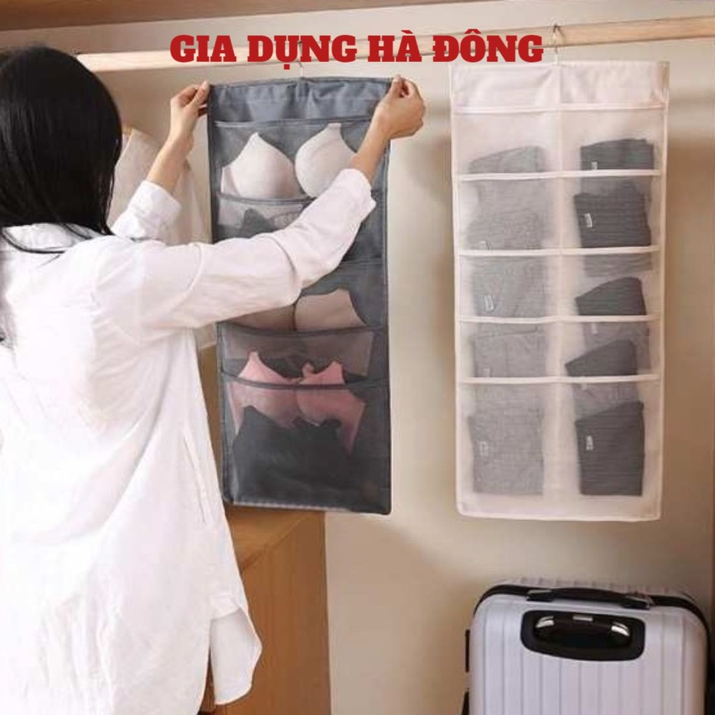 [ BAO GIÁ TOÀN QUỐC ] TÚI TREO ĐỒ LÓT TREO TẤT 2 MẶT 30 NGĂN THÔNG MINH CHỐNG BỤI HÀNG DÀY LOẠI 1 ❤️ 𝗚𝗜𝗔𝗗𝗨𝗡𝗚𝗛𝗔𝗡𝗢𝗜𝟯𝟵 ❤️