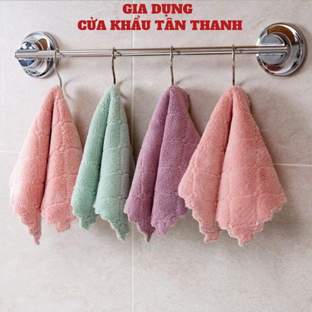 Combo 15 khăn lau bếp - khăn lau tay 2 mặt siêu thấm (KLT04) bibi90