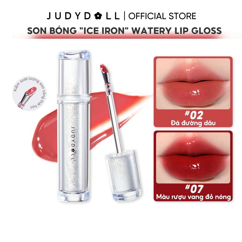 [JUDYDOLL] Son bóng JUDYDOLL Ice-Iron Watery Glow Lip Gloss Căng bóng ...