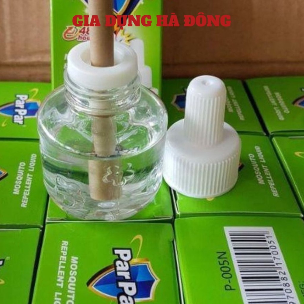 (COMBO 5) Tinh dầu đuổi muỗi parpar lưu hương 480 giờ an toàn hiệu quả ( hộp màu xanh )