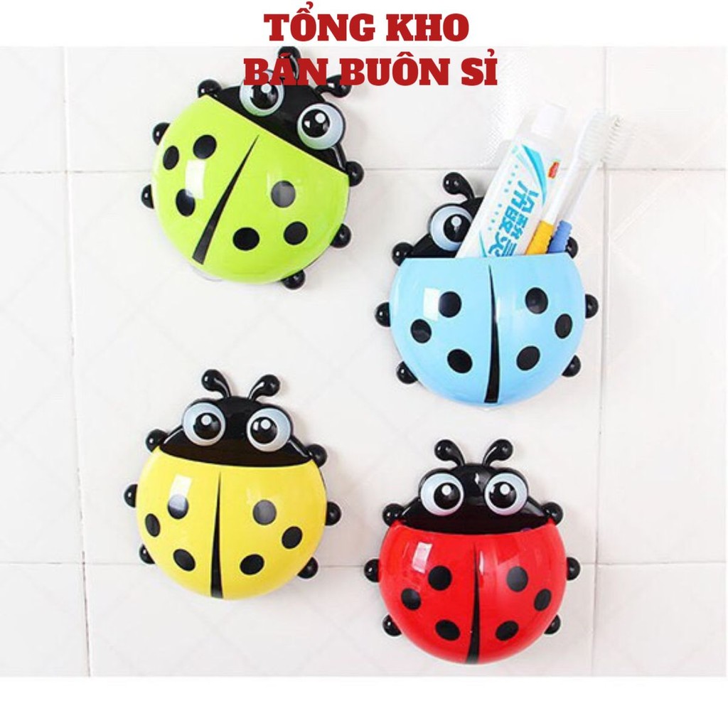 Hộp để bàn chải và kem đánh răng 🍒SOKANY.STORE🍒 Con bọ để bàn chải đánh răng, con bọ treo tường nhà tắm