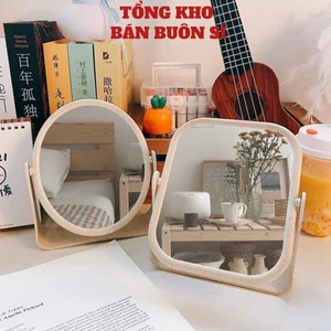 Gương Lúa Mạch Vuông 🍒SOKANY.STORE🍒 Gương Lúa Mạch Tròn Xoay 360 Độ