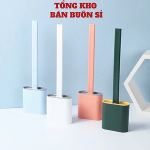 Cọ tolet silicol mẫu có hộp đựng tiện dụng