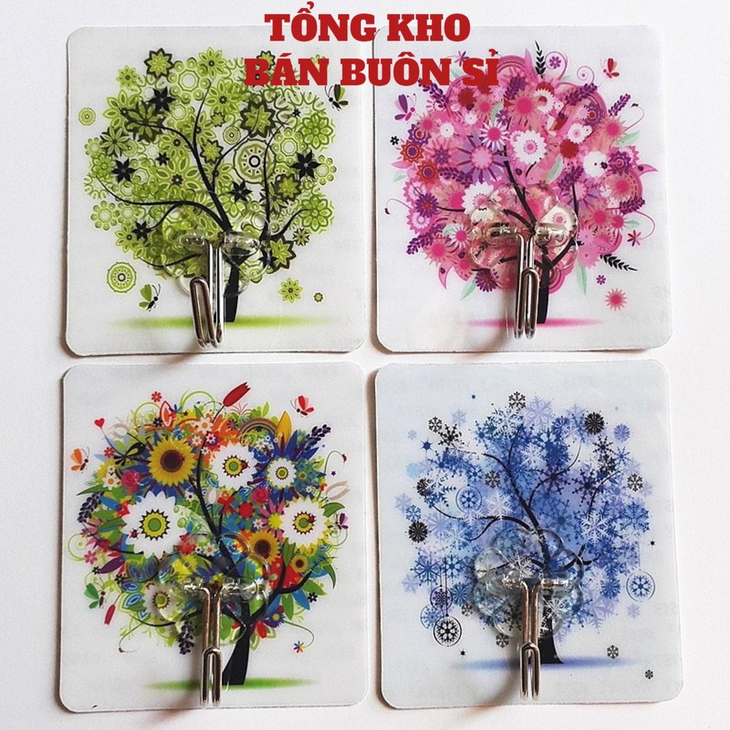 (Combo 10 Móc) Móc Treo Dán Tường 3D Siêu Dính Cao Cấp 🍒SOKANY.STORE🍒