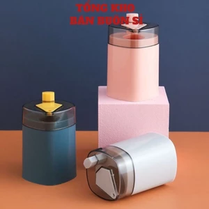 Lọ Đựng Tăm , Hộp Đựng Tăm Xỉa Răng Thông Minh Có Nút Nhấn Tự Động Bật Tăm Lên Tiện Lợi