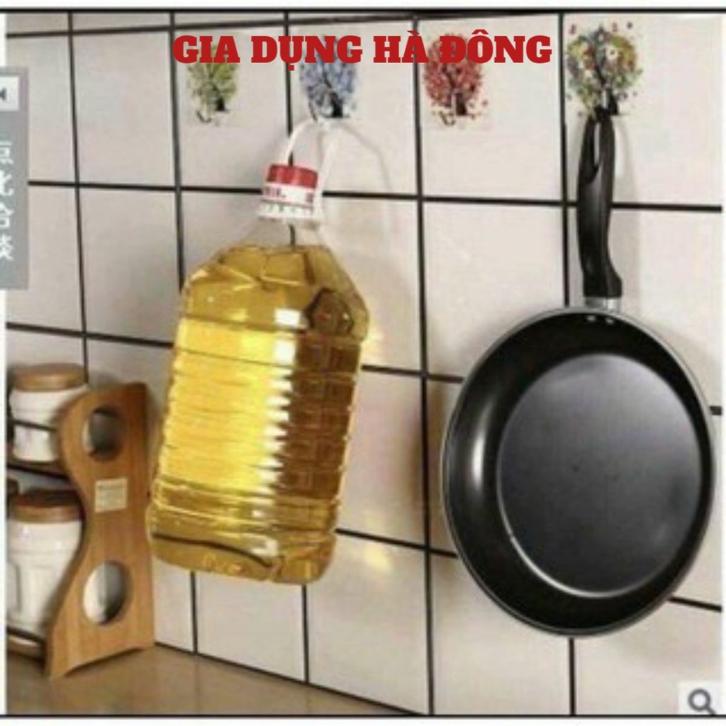 (Combo 10 Móc) Móc dán tường siêu dính siêu chắc chịu lực tốt in hình 3D nhiều mầu đẹp Độc Đáo MOC43656