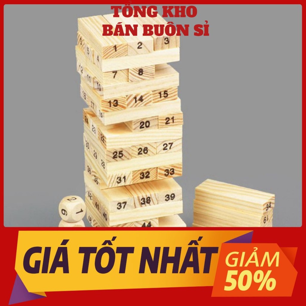 Bộ Trò Chơi Rút Gỗ 54 Thanh Wiss Toy.AK