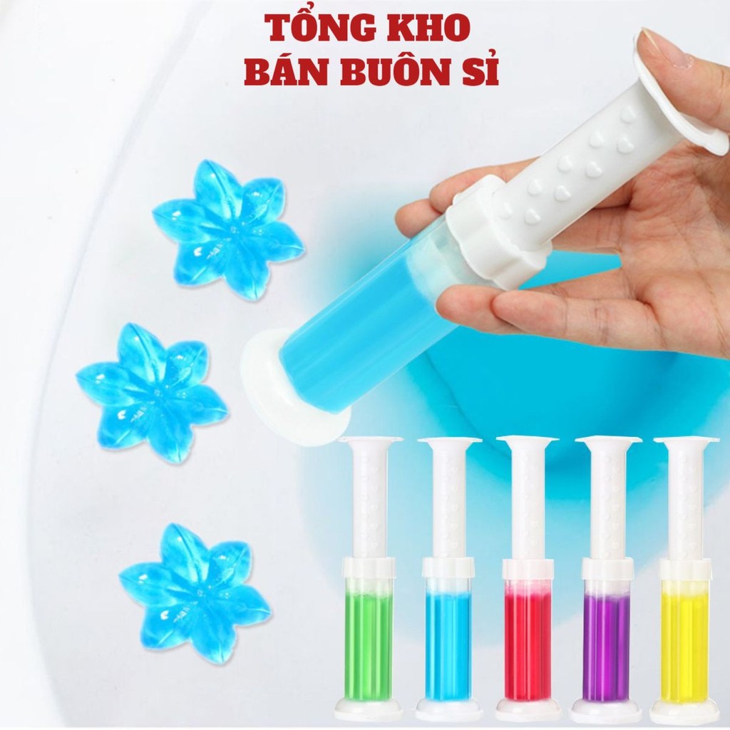 Gel Khử Mùi Bồn Cầu Bồn Rửa Mặt Hình Bông Hoa 🍒SOKANY.STORE🍒 Gel Tạo Mùi Hương Bồn Vệ Sinh