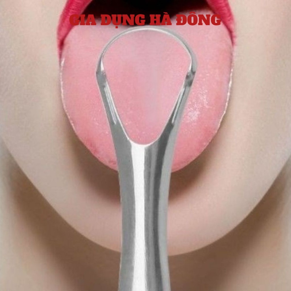 Dụng cụ cạo lưỡi cao cấp sạch sẽ tiện dụng không gây rát lưỡi , cạo lưỡi bằng thép không gỉ tiện dụng T2 - #cạo lưỡi
