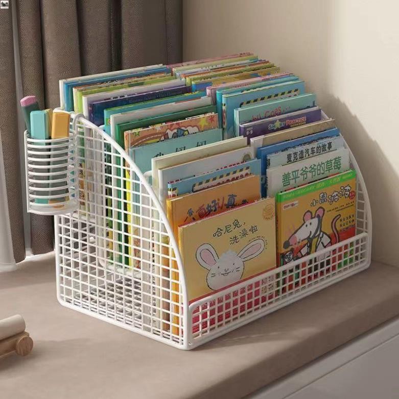 Kệ sách / giá sách để bàn 3 ngăn 30CM bằng thép phun sơn tĩnh điện cao cấp