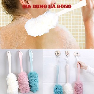 Cọ Kì Lưng Kèm Bông Tắm - Bông Tắm Có Tay Cầm Cán Dài - Cọ Tắm Kì Lưng Cao Cấp