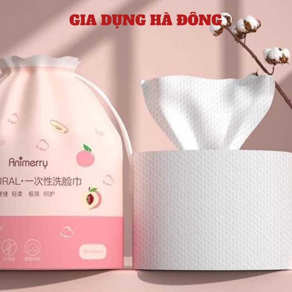 [COMBO 10]Khăn giấy đa năng- Khăn Mặt Khô Aminerry (dùng 1 lần, tẩy trang lau khô lau ướt, khăn lau mặt nén siêu mềm mịn
