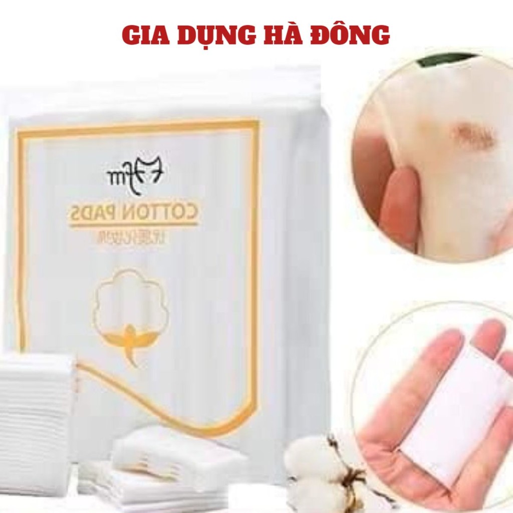 [COMBO 10] Bông Tẩy Trang Lameila 3 Lớp Mềm Mịn 100% Cotton 222 Miếng Hàng Nhập Khẩu Chính Hãng Cao Cấp