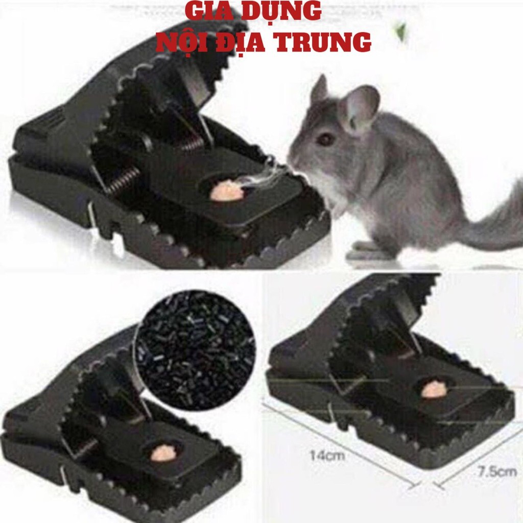 BẪY CHUỘT MẦU ĐEN THÔNG MINH ☘️FREESHIP☘️ CẠM KẸP, BẪY CHUỘT ĐEN THÔNG MINH ,DỄ SỬ DỤNG , HIỆU QUẢ CAO