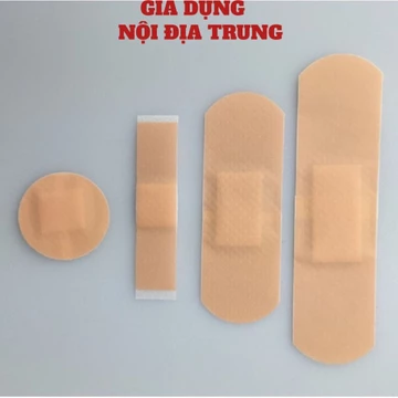 Băng Gạc Y Tế 100 Miếng To Nhỏ Chất Lượng Cao, Hộp Gạc Y Tế Dán Vết Thương 100 Miếng To Nhỏ Có Thể Tái Sử Dụng