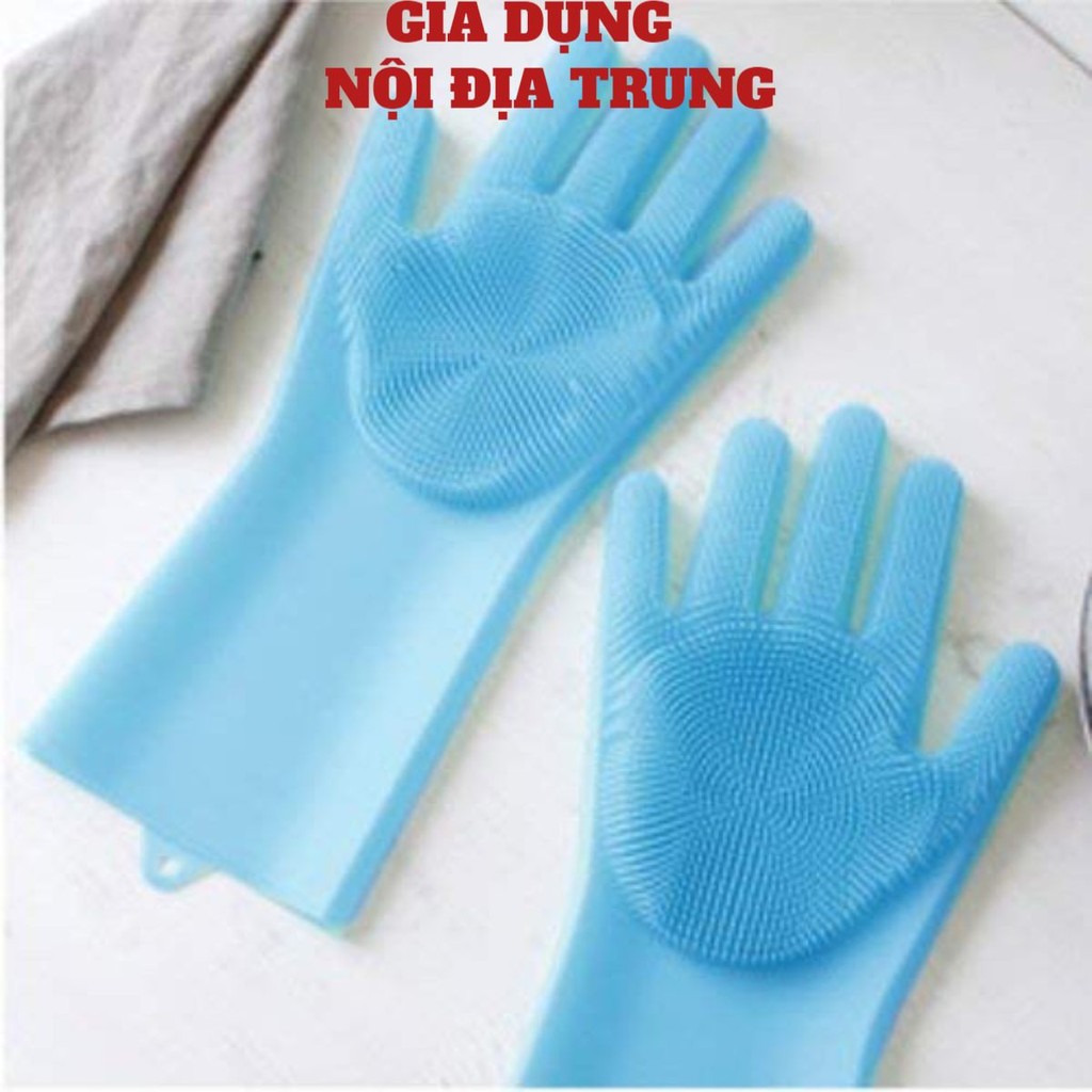 Gang Tay Rửa Bát Làm Bếp Silicon Tạo Bọt, Bao Tay Rửa Chén Silicon Găng Tay Rửa Chén Bát Silicon Vệ Sinh Nhà Cửa Đa Năng