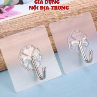 [COMBO 10] MÓC DÁN TƯỜNG CAO CẤP - Móc dán tường Móc cường lực trong suốt siêu dính,Móc treo đồ chịu lực 10kg