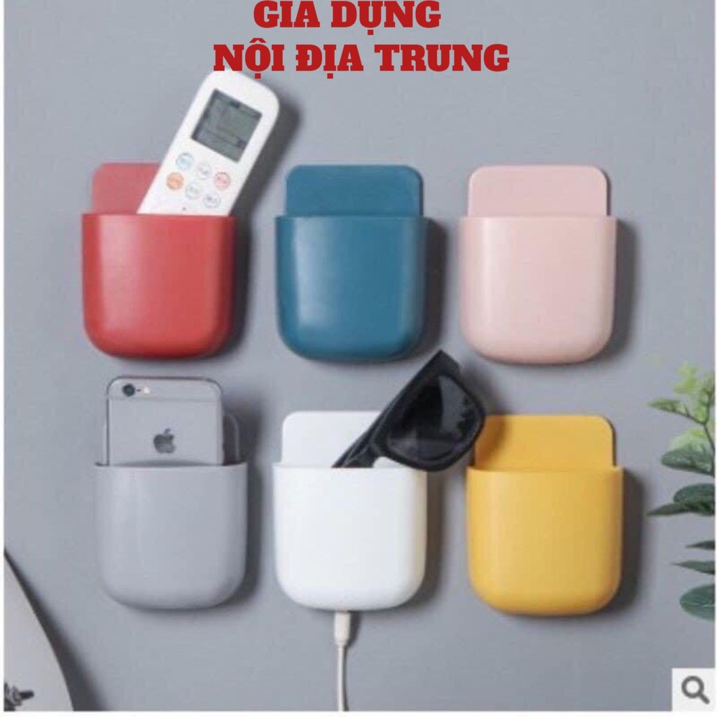 Kệ Mini Dán Tường Để Điện Thoại🍓FREESHIP🍓Đồ Dùng/ Giá Đỡ Sạc Điện Thoại,Điều Khiển,Để Đồ Cá Nhân Tiện Lợi