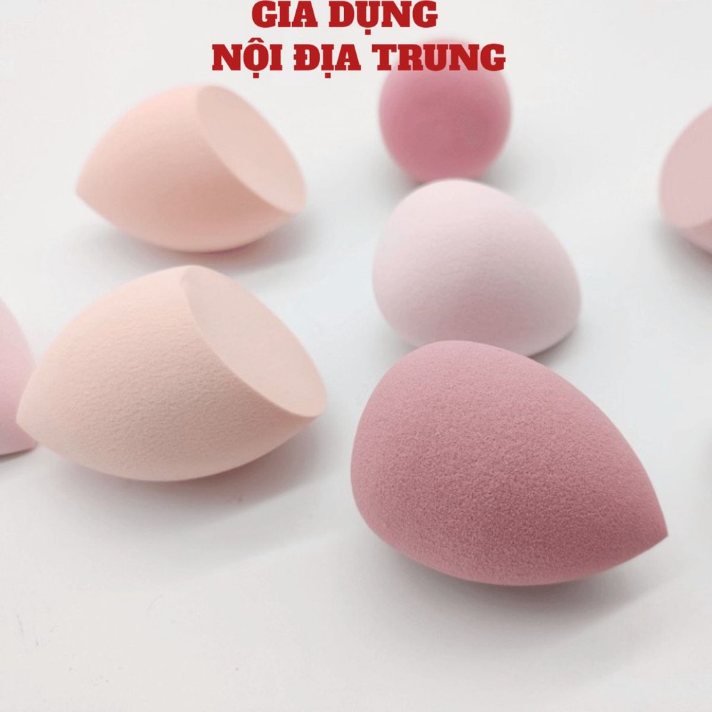 Mút Tán Kem, Bộ 4 Mút Tán Trang ĐIểm NOX Không Chứa Latex Cho Phấn Khô Và Kem Dạng Lỏng Tạo Lớp Nền Đẹp ( #MÚT_TÁN_KEM )