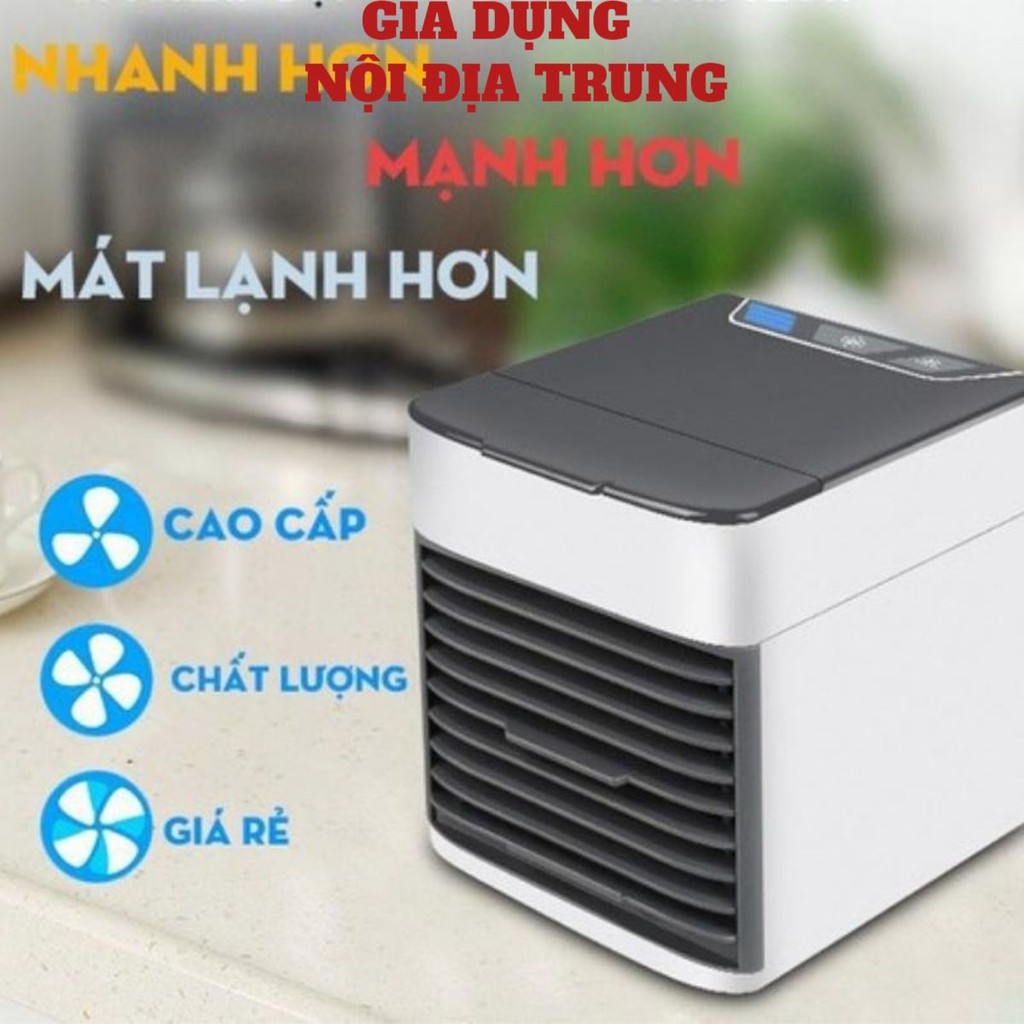 QUẠT ĐIỀU HOÀ MINI ĐỂ BÀN CÓ KHAY ĐỂ ĐÁ VÀ NƯỚC SIÊU TIỆN DỤNG.