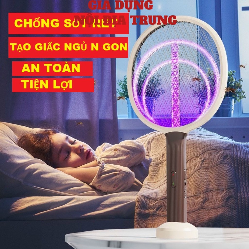 Vợt bắt muỗi gấp gọn, di chuyển tiện lợi tiêu diệt muỗi một cách nhanh chóng, Đèn bắt muỗi cực nhanh và hiệu quả