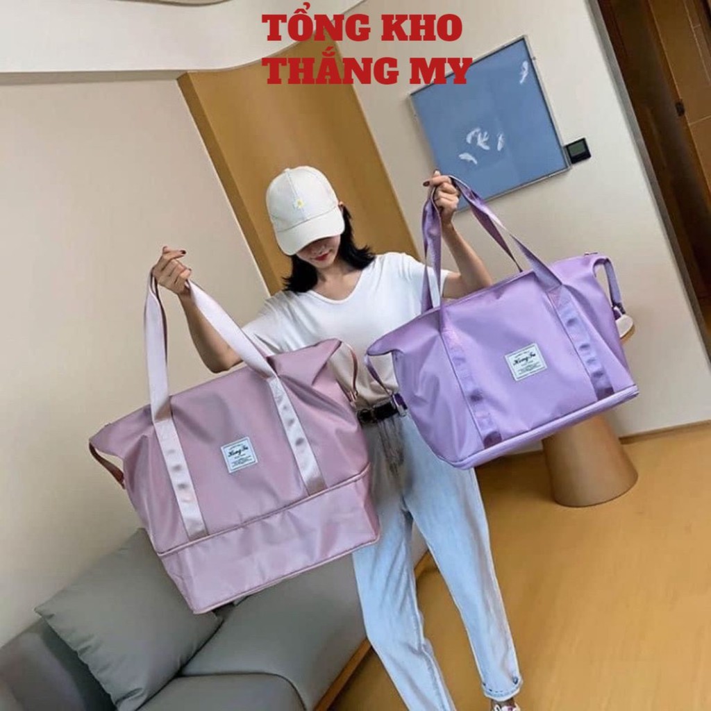Túi Xách Du Lịch Cỡ Lớn 2 Tầng Boxelo, Túi Du Lịch Đa Năng Nam Nữ Đựng Quần Áo Mỹ Phẩm