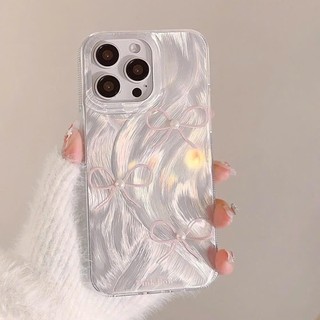 Ốp lưng iphone Lông vũ in hình Nơ ánh bạc siêu xynh 6plus/7plus/x/xs/xsm/11/12/13/14/15/pro/max/plus/promax RABBI